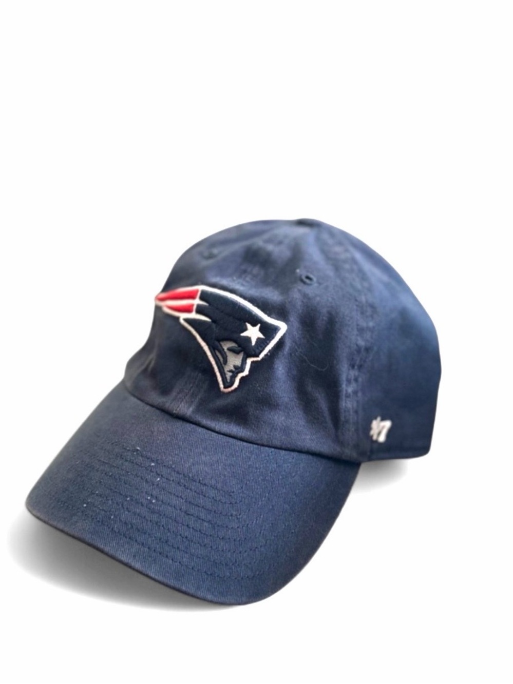 Y2K NFL New England Patriots Navy Blue Unisex Baseball Cap with Adjustable Strap